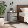Mesita de noche de pared gris sonoma 40x31x39,5 cm de , Mesitas de noche - Ref: Foro24-848730, Precio: 46,38 €, Descuento: %