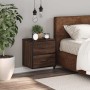 Mesita de noche de pared color roble marrón 40x31x39,5 cm de , Mesitas de noche - Ref: Foro24-848732, Precio: 46,38 €, Descue...
