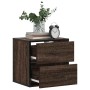 Mesita de noche de pared color roble marrón 40x31x39,5 cm de , Mesitas de noche - Ref: Foro24-848732, Precio: 46,38 €, Descue...