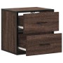 Mesita de noche de pared color roble marrón 40x31x39,5 cm de , Mesitas de noche - Ref: Foro24-848732, Precio: 46,38 €, Descue...