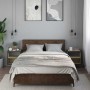 Mesitas de noche de pared 2 unidades roble Sonoma 40x31x39,5 cm de , Mesitas de noche - Ref: Foro24-848747, Precio: 57,09 €, ...
