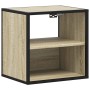 Mesitas de noche de pared 2 unidades roble Sonoma 40x31x39,5 cm de , Mesitas de noche - Ref: Foro24-848747, Precio: 57,09 €, ...