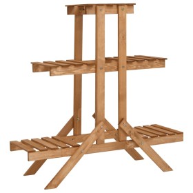 Soporte para plantas de madera de abeto 83x25x83 cm de vidaXL, Soportes para macetas - Ref: Foro24-47234, Precio: 35,17 €, De...