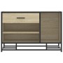 Banco zapatero madera de ingeniería roble sonoma 80x40x53,5 cm de , Bancos para recibidores y almacenamiento - Ref: Foro24-84...
