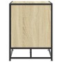 Banco zapatero madera de ingeniería roble sonoma 80x40x53,5 cm de , Bancos para recibidores y almacenamiento - Ref: Foro24-84...