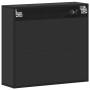 Armario de baño con espejo madera ingeniería negro 65x20x60 cm de , Tocadores de baño - Ref: Foro24-849259, Precio: 82,22 €, ...