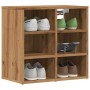 Zapatero roble artesanal 52x30x50 cm de , Armarios y almacenamiento - Ref: Foro24-857035, Precio: 44,36 €, Descuento: %