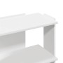 Librería 3 niveles madera ingeniería blanco 60x30x60 cm de , Librerías y estanterías - Ref: Foro24-860247, Precio: 38,72 €, D...