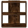 Librería 3 estantes madera ingeniería roble ahumado 60x30x60 cm de , Librerías y estanterías - Ref: Foro24-860251, Precio: 40...