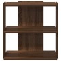 Librería 3 estantes madera ingeniería marrón roble 60x30x60 cm de , Librerías y estanterías - Ref: Foro24-860253, Precio: 40,...