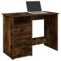 Escritorio de madera de ingeniería roble ahumado 102x50x75 cm de , Escritorios - Ref: Foro24-860467, Precio: 102,16 €, Descue...