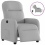 Sillón reclinable eléctrico de tela gris nube de , Sillones - Ref: Foro24-3302961, Precio: 236,46 €, Descuento: %