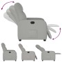 Sillón reclinable eléctrico de tela gris nube de , Sillones - Ref: Foro24-3302961, Precio: 236,46 €, Descuento: %