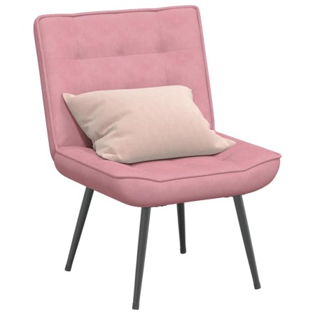 Sillón de relax terciopelo rosa 64x74x84 cm de , Sillas - Ref: Foro24-4012320, Precio: 80,27 €, Descuento: %