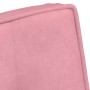 Sillón de relax terciopelo rosa 64x74x84 cm de , Sillas - Ref: Foro24-4012320, Precio: 80,27 €, Descuento: %