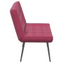 Banco de terciopelo rojo vino tinto 110x74x84 cm de , Bancos - Ref: Foro24-4012341, Precio: 134,84 €, Descuento: %