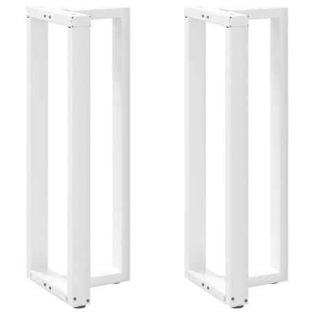 Patas de mesa bar forma T 2 uds acero blanco 40x35x(110-111) cm de , Patas para mesas - Ref: Foro24-4013097, Precio: 141,33 €...