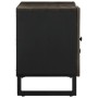 Mueble de TV madera maciza de mango negro 105x33x46 cm de , Almacenamiento para CD y DVD - Ref: Foro24-4017698, Precio: 114,9...