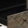 Mueble de TV madera maciza de mango negro 105x33x46 cm de , Almacenamiento para CD y DVD - Ref: Foro24-4017698, Precio: 114,9...