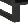 Mueble de TV madera maciza de mango negro 100x33x46 cm de , Almacenamiento para CD y DVD - Ref: Foro24-4017700, Precio: 94,57...