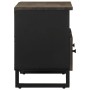 Mueble de TV madera maciza de mango negro 70x33x46 cm de , Almacenamiento para CD y DVD - Ref: Foro24-4017685, Precio: 88,00 ...