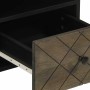 Mueble de TV madera maciza de mango negro 100x33x46 cm de , Almacenamiento para CD y DVD - Ref: Foro24-4017702, Precio: 113,1...