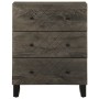 Aparador negro 60x33x75 cm madera maciza mango de , Taquillas y armarios de almacenamiento - Ref: Foro24-4017687, Precio: 122...