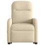 Sillón reclinable elevable de tela color crema de , Sillones - Ref: Foro24-3302980, Precio: 265,49 €, Descuento: %