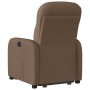 Sillón eléctrico reclinable elevable de tela marrón de , Sillones - Ref: Foro24-3302996, Precio: 315,42 €, Descuento: %