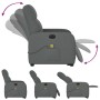 Sillón de masaje eléctrico reclinable elevable tela gris oscuro de , Sillones - Ref: Foro24-3303003, Precio: 359,10 €, Descue...