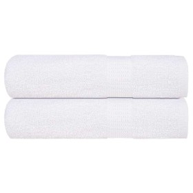 Toallas de ducha 2 uds 100% algodón blanco 70x140 cm 360 gsm de , Toallas - Ref: Foro24-136653, Precio: 22,65 €, Descuento: %