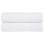 Toallas de ducha 2 uds 100% algodón blanco 70x140 cm 360 gsm de , Toallas - Ref: Foro24-136653, Precio: 22,65 €, Descuento: %