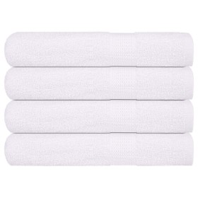 Toallas 4 uds 100% algodón blanco 100x200 cm 600 gsm de , Toallas - Ref: Foro24-136666, Precio: 66,77 €, Descuento: %