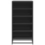 Mueble zapatero de madera de ingeniería negro 48x38x97,5 cm de , Zapateros y organizadores de calzado - Ref: Foro24-849204, P...