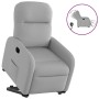 Sillón eléctrico reclinable elevable de tela gris nube de , Sillones - Ref: Foro24-3303001, Precio: 292,17 €, Descuento: %