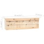 Casa para gorriones 5 habitaciones madera de abeto 68x15x21 cm de vidaXL, Pajareras - Ref: Foro24-47245, Precio: 47,48 €, Des...