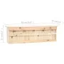 Casa para gorriones 5 habitaciones madera de abeto 68x15x21 cm de vidaXL, Pajareras - Ref: Foro24-47245, Precio: 55,66 €, Des...