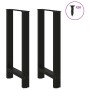 Patas de mesa de centro acero negro 2 uds 40x(90-91) cm de , Patas para mesas - Ref: Foro24-4013324, Precio: 125,67 €, Descue...