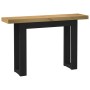 Mesa consola NOAIN patas en U madera maciza pino 120x30x75 cm de , Mesas consola - Ref: Foro24-4100038, Precio: 100,90 €, Des...