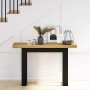 Mesa consola NOAIN patas en U madera maciza pino 120x30x75 cm de , Mesas consola - Ref: Foro24-4100038, Precio: 100,90 €, Des...