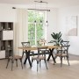 Mesa comedor NOAIN patas forma X madera maciza pino 180x90x75cm de , Mesas de cocina y de comedor - Ref: Foro24-4100046, Prec...