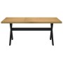 Mesa comedor NOAIN patas forma X madera maciza pino 180x90x75cm de , Mesas de cocina y de comedor - Ref: Foro24-4100046, Prec...