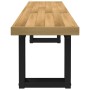 Banco comedor NOAIN patas forma U madera maciza pino de , Bancos de comedor y cocina - Ref: Foro24-4100050, Precio: 171,37 €,...