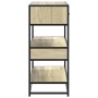 Mesa consola de madera de ingeniería roble Sonoma 90x35x80 cm de , Mesas auxiliares - Ref: Foro24-849180, Precio: 84,69 €, De...