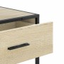 Mesa consola de madera de ingeniería roble Sonoma 90x35x80 cm de , Mesas auxiliares - Ref: Foro24-849180, Precio: 84,69 €, De...