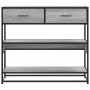 Mesa consola madera de ingeniería gris Sonoma 90x35x80 cm de , Mesas auxiliares - Ref: Foro24-849182, Precio: 86,38 €, Descue...