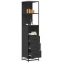 Armario de baño madera contrachapada negro 35x37,5x166 cm de , Muebles de baño - Ref: Foro24-849244, Precio: 114,82 €, Descue...