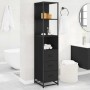 Armario de baño madera contrachapada negro 35x37,5x166 cm de , Muebles de baño - Ref: Foro24-849244, Precio: 114,82 €, Descue...