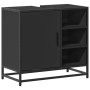Mueble baño para lavabo madera ingeniería negro 65 x 33 x 60 cm de , Muebles de baño - Ref: Foro24-849284, Precio: 81,12 €, D...