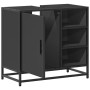 Mueble baño para lavabo madera ingeniería negro 65 x 33 x 60 cm de , Muebles de baño - Ref: Foro24-849284, Precio: 81,12 €, D...